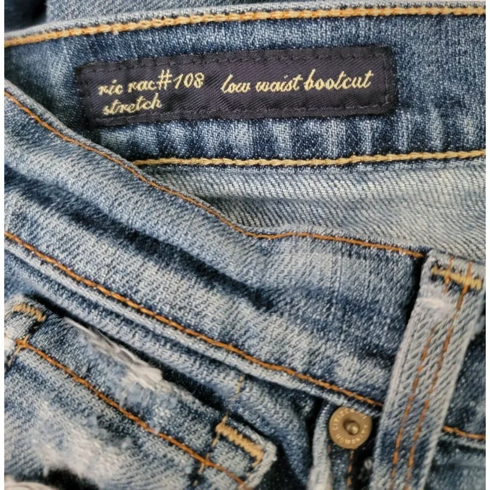 Citizens Of Humanity COH Ric Rac #108 Stretch Low Waist Bootcut Blue Jeans Sz 28 - Picture 9 of 13
